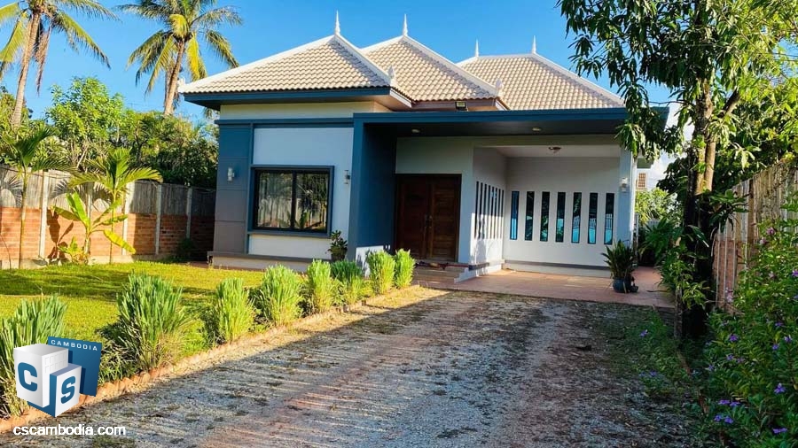 2 Bedroom House – For Rent –  Sala Kamreuk Commune – Siem Reap