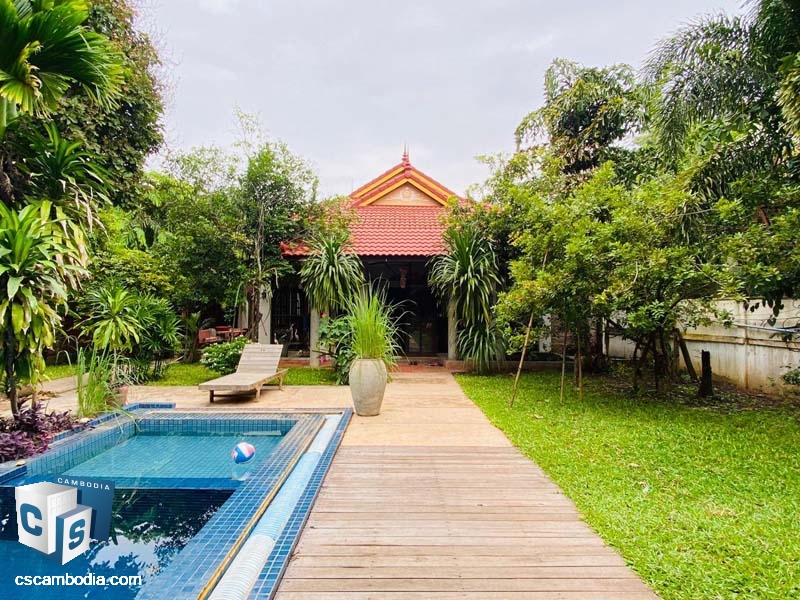 Villa For Rent In Sala kamreuk-Siem Reap