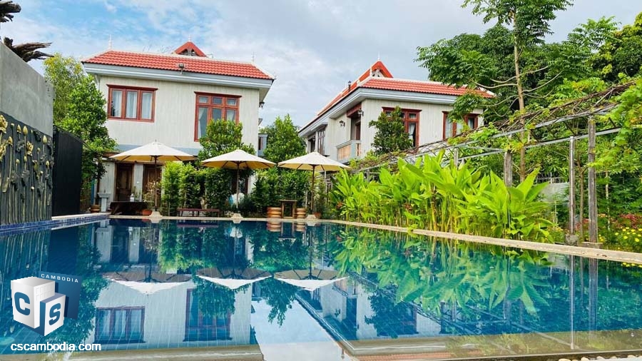 Beautiful Villa with Swimming Pool for Rent in         Sala Kamreuk, Siem Reap