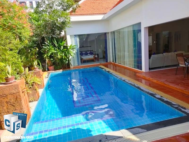 Villa for Rent in Svay Dangkum, Siem Reap