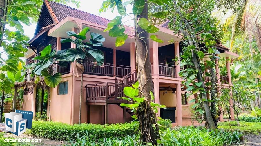 Tropical Riverfront Property for Sale, Siem Reap City Center