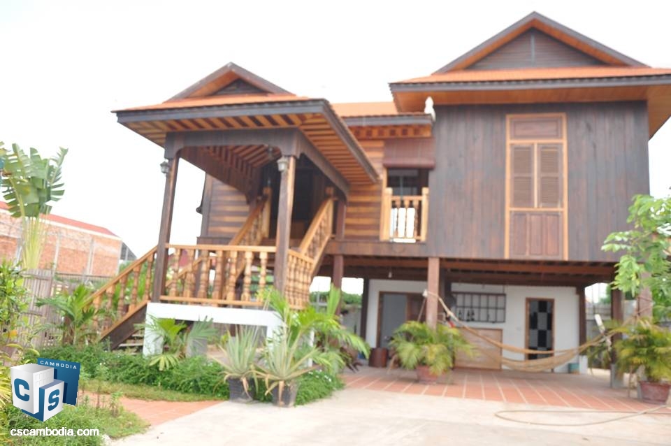 1-Bedroom Wooden House for Rent in Chreav, Siem Reap
