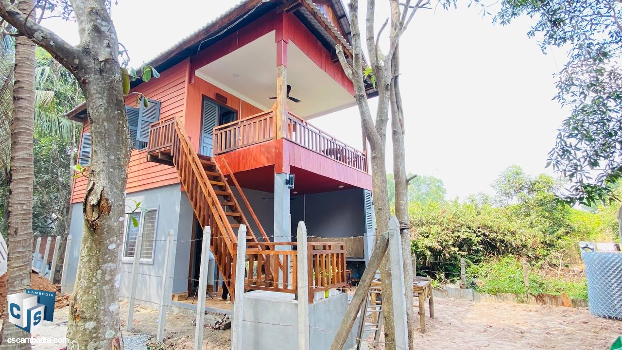 2-Bedroom House for Rent in Sla Kram, Siem Reap.