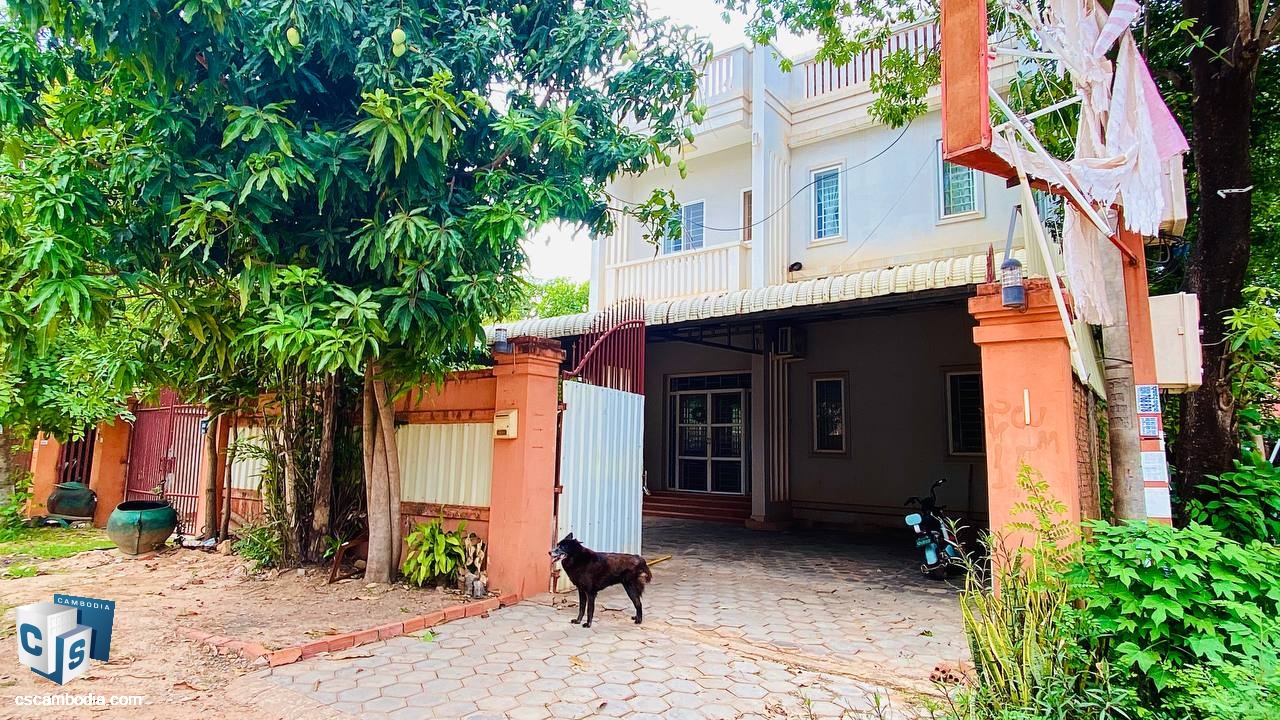 4-Bedroom House for Rent in Svay Dangkum, Siem Reap.
