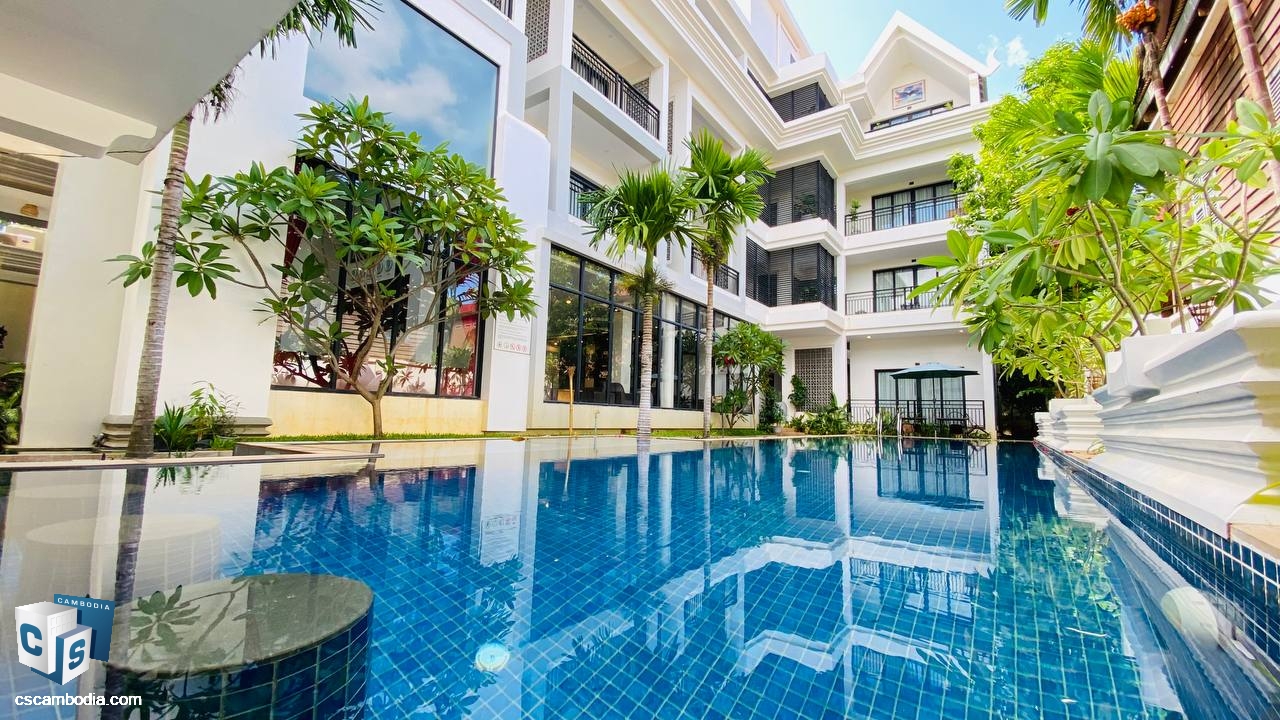 25-bedroom Hotel for Rent in Svay Dangkum, Siem Reap.